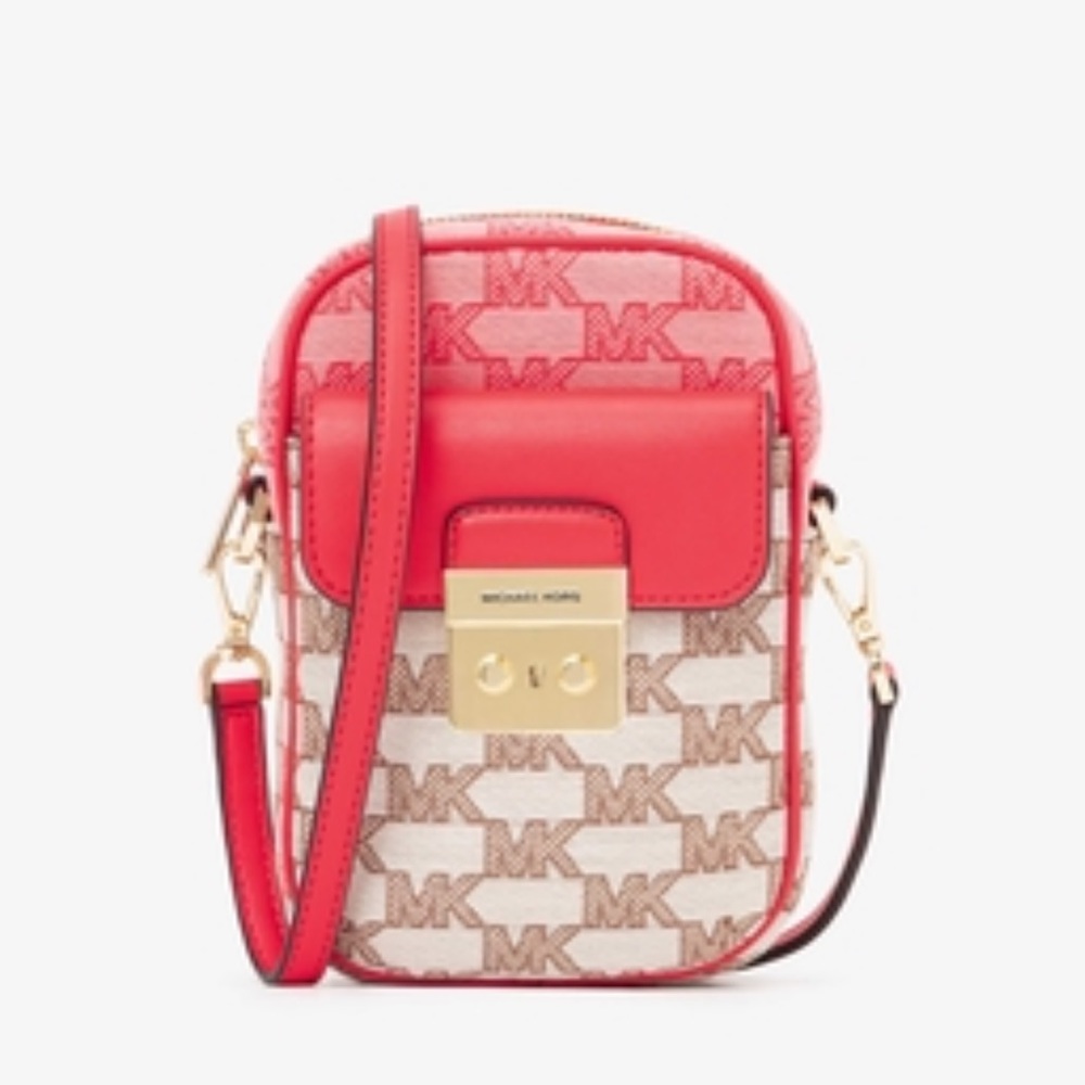 Michael Kors Sloan Editor Small Phone Logo Jacquard Crossbody
Grapefruit…